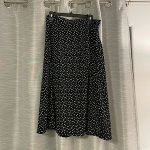 Black Heart Skirt with Slit